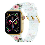 スクエアバックル透明ウォッチバンド, Apple Watchシリーズ用, 7 45mm / 6&SE&5&4 44mm / 3&2&1 42mm, 7 41mm / 6&SE&5&4 40mm / 3&2&1 38mm