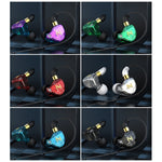 QKZ ZEN インイヤーサブウーファー 有線音楽ランニングスポーツイヤホン マイク付き