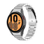三連スチールウォッチバンド、Samsung Galaxy Watch 5 40mm用、Samsung Galaxy Watch 5 Pro 45mm用