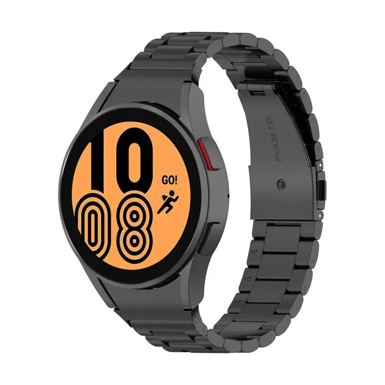三連スチールウォッチバンド、Samsung Galaxy Watch 5 40mm用、Samsung Galaxy Watch 5 Pro 45mm用