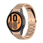 三連スチールウォッチバンド、Samsung Galaxy Watch 5 40mm用、Samsung Galaxy Watch 5 Pro 45mm用
