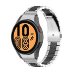 三連スチールウォッチバンド、Samsung Galaxy Watch 5 40mm用、Samsung Galaxy Watch 5 Pro 45mm用
