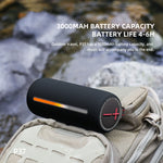 HOPESTAR P37 アウトドアポータブルRGBライト防水ワイヤレスBluetoothスピーカー