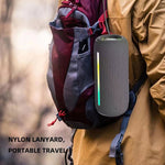 HOPESTAR P39 アウトドア防水RGBライトワイヤレスBluetoothスピーカー
