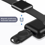 T09-A デュアルUSBポータブルワイヤレススマートウォッチ充電器, Apple Watchシリーズ用