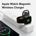 T09-A デュアルUSBポータブルワイヤレススマートウォッチ充電器, Apple Watchシリーズ用