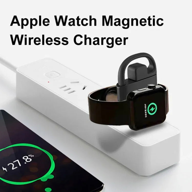T09-A デュアルUSBポータブルワイヤレススマートウォッチ充電器, Apple Watchシリーズ用