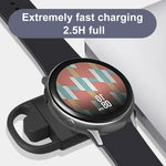 T09-S USB＋Type-C ポータブルワイヤレススマートウォッチ充電器、Samsung Watchシリーズ用