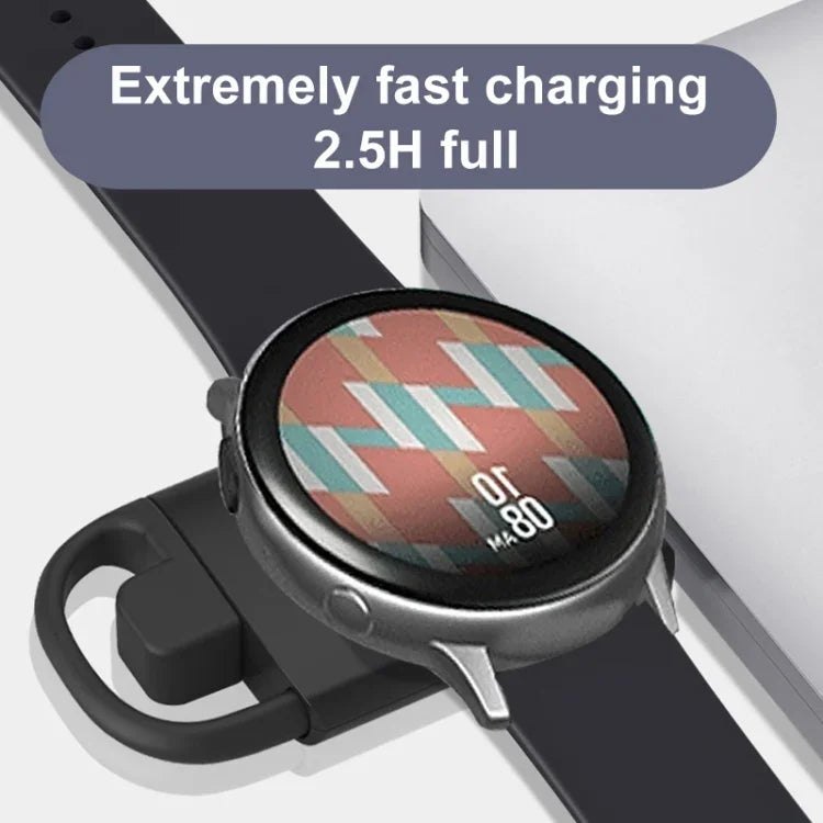 T09-S USB＋Type-C ポータブルワイヤレススマートウォッチ充電器、Samsung Watchシリーズ用