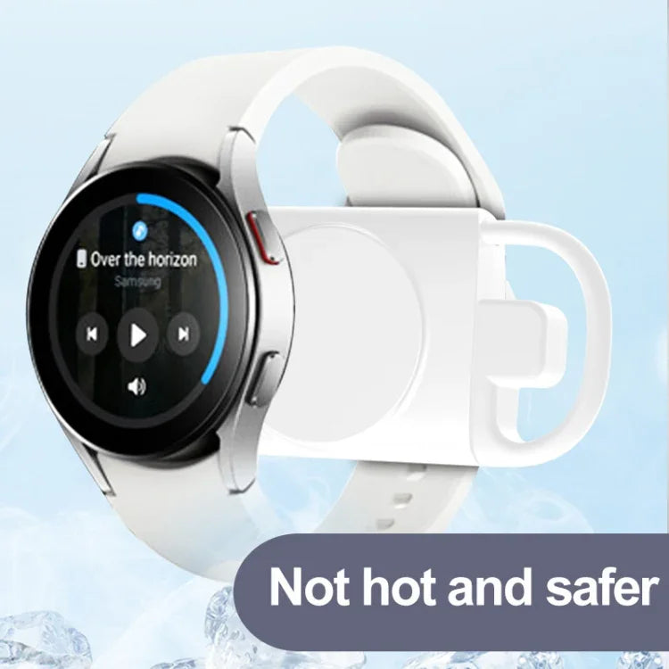 T09-S USB＋Type-C ポータブルワイヤレススマートウォッチ充電器、Samsung Watchシリーズ用