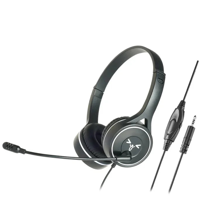 SOYTO SY-G30C ロングマイク有線ノイズキャンセリング人間工学ゲーミングヘッドセット、3.5mm