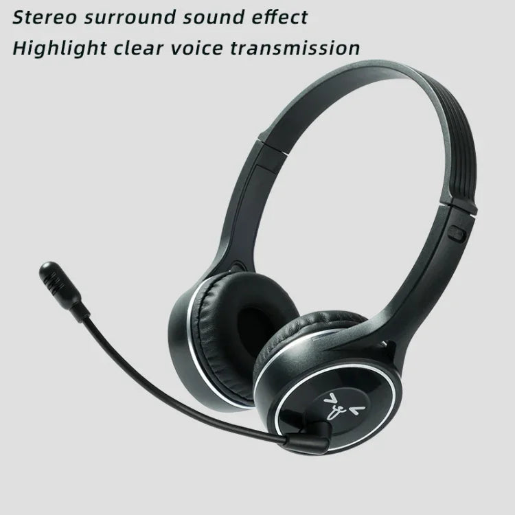 SOYTO SY-T30C ロングマイクBluetoothワイヤレスノイズキャンセリング人間工学ゲーミングヘッドセット、SY-T30C