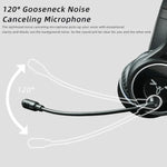 SOYTO SY-T30C ロングマイクBluetoothワイヤレスノイズキャンセリング人間工学ゲーミングヘッドセット、SY-T30C
