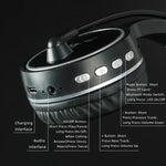 SOYTO SY-T30C ロングマイクBluetoothワイヤレスノイズキャンセリング人間工学ゲーミングヘッドセット、SY-T30C