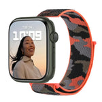 ナイロンループウォッチバンド, Apple Watchシリーズ用, 7 45mm / 6&SE&5&4 44mm / 3&2&1 42mm, 7 41mm / 6&SE&5&4 40mm / 3&2&1 38mm