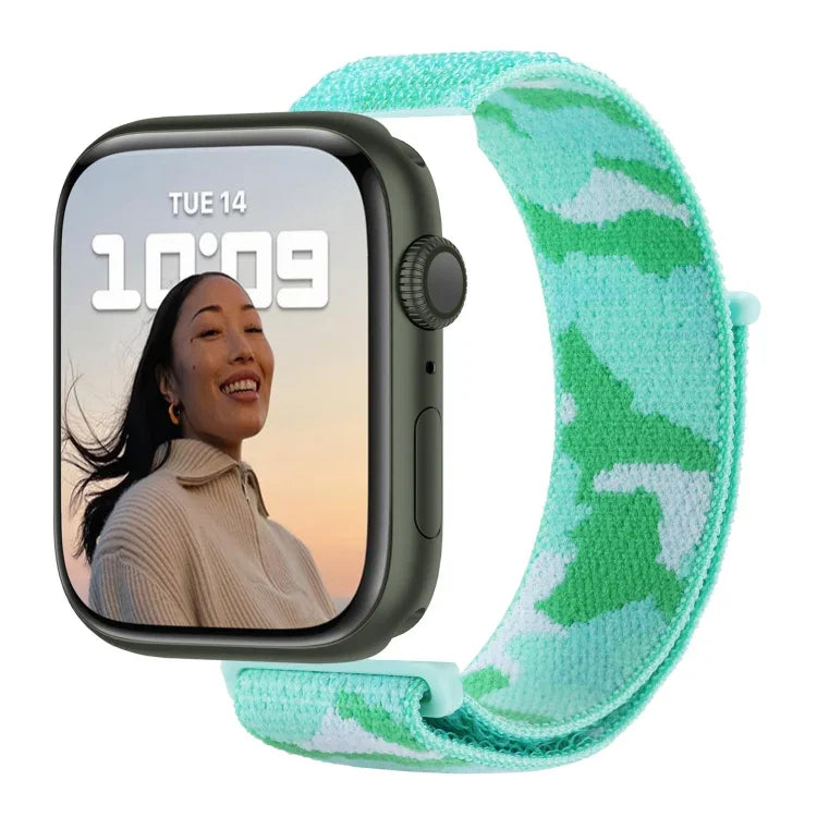 ナイロンループウォッチバンド, Apple Watchシリーズ用, 7 45mm / 6&SE&5&4 44mm / 3&2&1 42mm, 7 41mm / 6&SE&5&4 40mm / 3&2&1 38mm