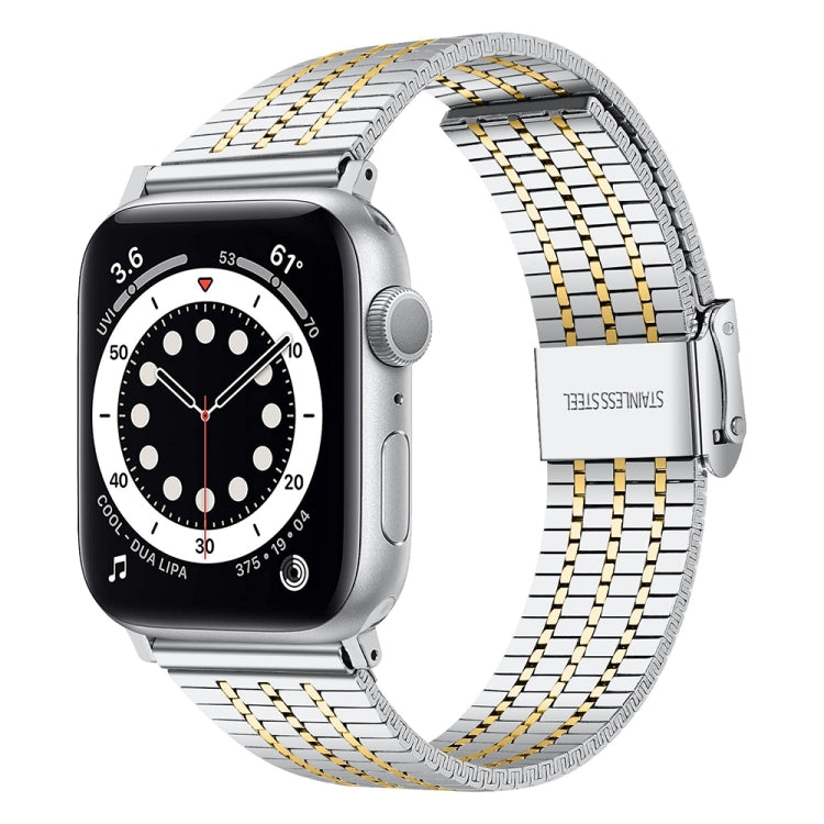 スチール製ウォッチバンド Apple Watchシリーズ用、7 45mm / 6&SE&5&4 44mm / 3&2&1 42mm、7 41mm / 6&SE&5&4 40mm / 3&2&1 38mm
