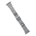 スチール製ウォッチバンド Apple Watchシリーズ用、7 45mm / 6&SE&5&4 44mm / 3&2&1 42mm、7 41mm / 6&SE&5&4 40mm / 3&2&1 38mm