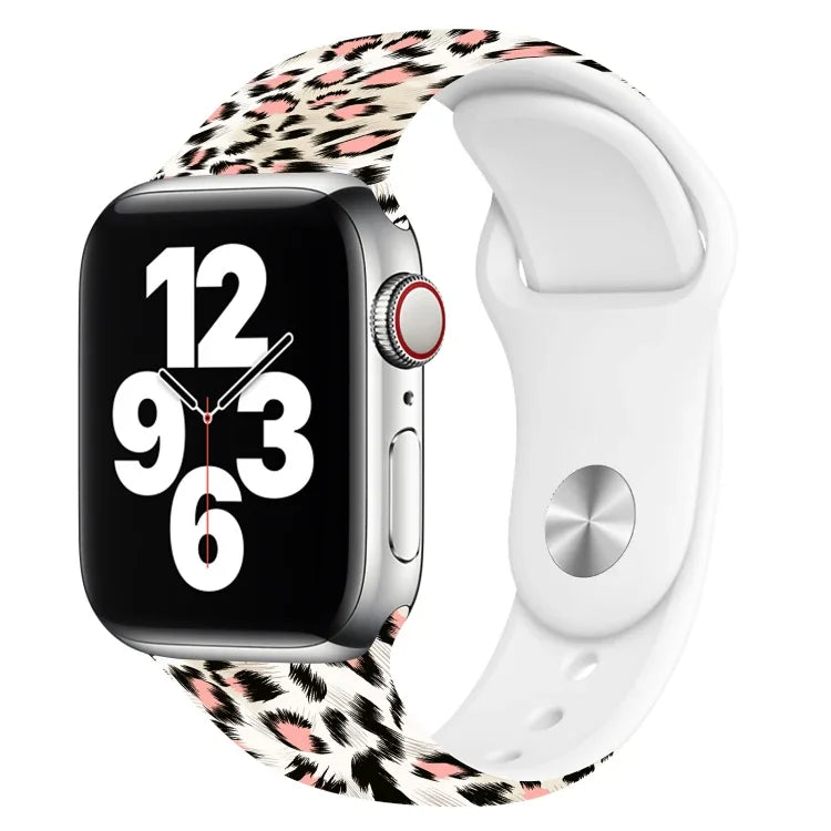 Apple Watchシリーズ用シングルネイルプリントウォッチバンド, 7 45mm / 6&SE&5&4 44mm / 3&2&1 42mm, 7 41mm / 6&SE&5&4 40mm / 3&2&1 38mm