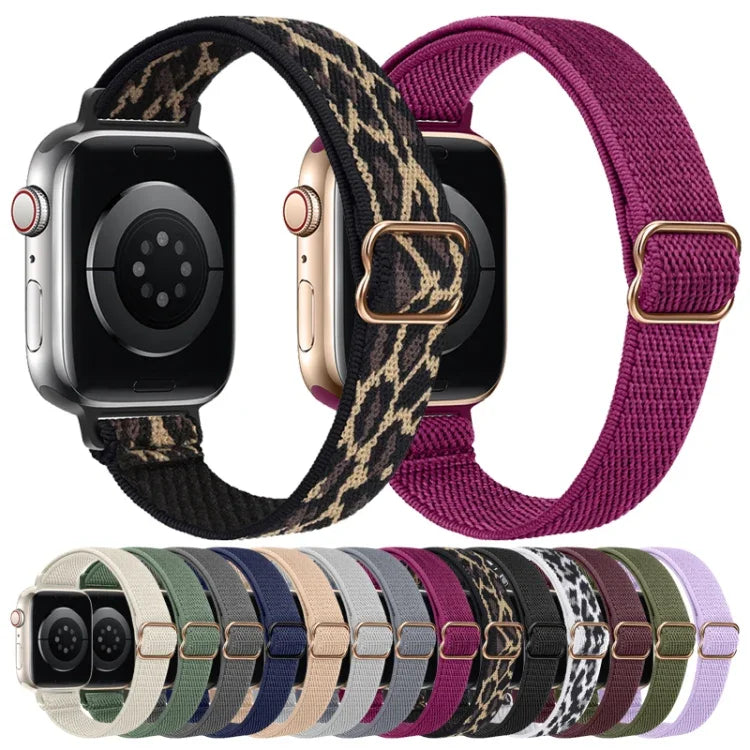 Apple Watchシリーズ用スモールウエストナイロンウォッチバンド, 7 45mm / 6&SE&5&4 44mm / 3&2&1 42mm, 7 41mm / 6&SE&5&4 40mm / 3&2&1 38mm