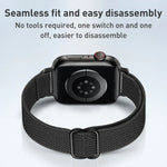 Apple Watchシリーズ用スモールウエストナイロンウォッチバンド, 7 45mm / 6&SE&5&4 44mm / 3&2&1 42mm, 7 41mm / 6&SE&5&4 40mm / 3&2&1 38mm