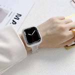 Apple Watchシリーズ用電気めっきアクリルウォッチバンド, 7 45mm / 6&SE&5&4 44mm / 3&2&1 42mm, 7 41mm / 6&SE&5&4 40mm / 3&2&1 38mm