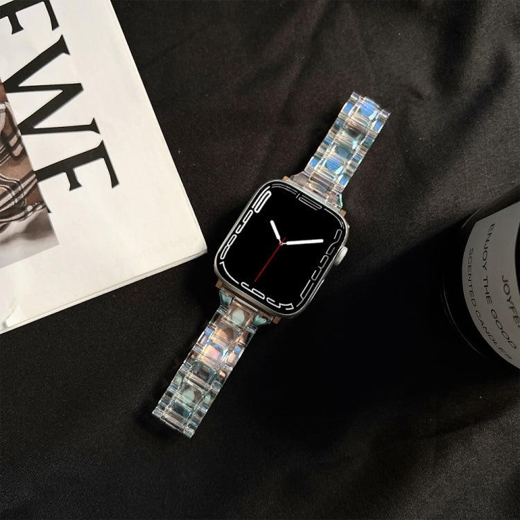 Apple Watchシリーズ用電気めっきアクリルウォッチバンド, 7 45mm / 6&SE&5&4 44mm / 3&2&1 42mm, 7 41mm / 6&SE&5&4 40mm / 3&2&1 38mm