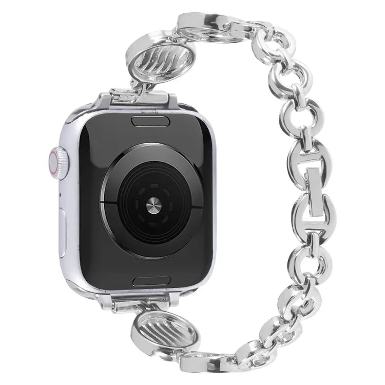 Apple Watchシリーズ用クリスタルテクスチャーメタルウォッチバンド, 7 45mm / 6&SE&5&4 44mm / 3&2&1 42mm, 7 41mm / 6&SE&5&4 40mm / 3&2&1 38mm