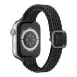 Wave Small Waist Nylon Watch Band For Apple Watch Series, 7 45mm / 6&SE&5&4 44mm / 3&2&1 42mm, 7 41mm / 6&SE&5&4 40mm / 3&2&1 38mm