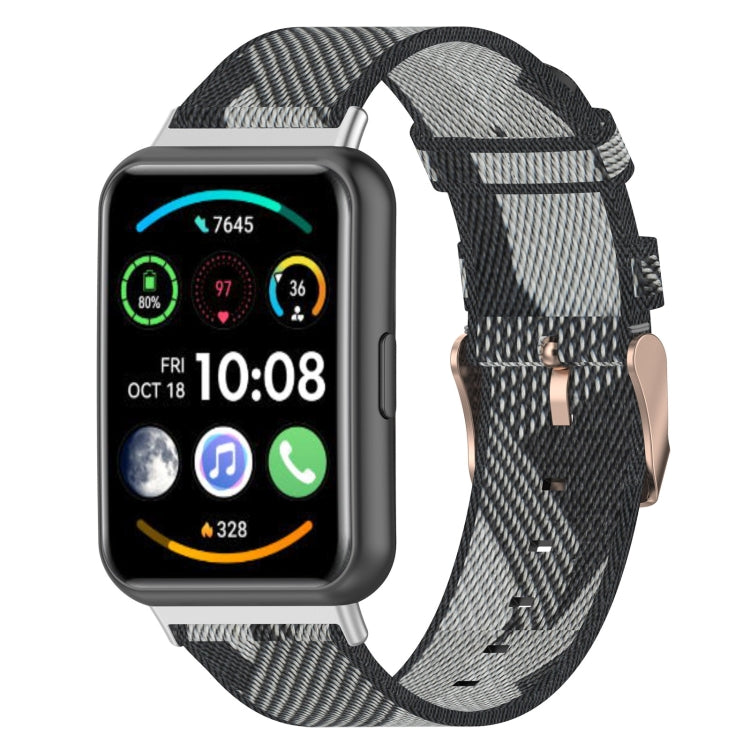 Nylon Woven Watch Band, For Huawei Watch Fit 2