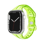 Apple Watchシリーズ用TPU 8バックルウォッチバンド, 7 45mm / 6&SE&5&4 44mm / 3&2&1 42mm, 7 41mm / 6&SE&5&4 40mm / 3&2&1 38mm