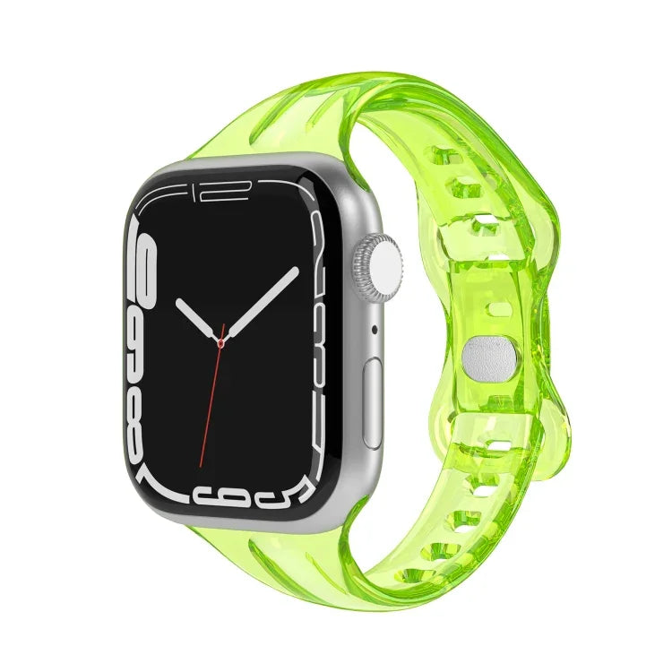 Apple Watchシリーズ用TPU 8バックルウォッチバンド, 7 45mm / 6&SE&5&4 44mm / 3&2&1 42mm, 7 41mm / 6&SE&5&4 40mm / 3&2&1 38mm