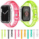 Apple Watchシリーズ用TPU 8バックルウォッチバンド, 7 45mm / 6&SE&5&4 44mm / 3&2&1 42mm, 7 41mm / 6&SE&5&4 40mm / 3&2&1 38mm