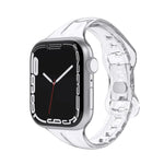Apple Watchシリーズ用TPU 8バックルウォッチバンド, 7 45mm / 6&SE&5&4 44mm / 3&2&1 42mm, 7 41mm / 6&SE&5&4 40mm / 3&2&1 38mm