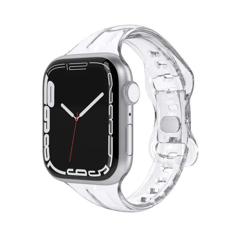 Apple Watchシリーズ用TPU 8バックルウォッチバンド, 7 45mm / 6&SE&5&4 44mm / 3&2&1 42mm, 7 41mm / 6&SE&5&4 40mm / 3&2&1 38mm