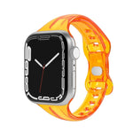 Apple Watchシリーズ用TPU 8バックルウォッチバンド, 7 45mm / 6&SE&5&4 44mm / 3&2&1 42mm, 7 41mm / 6&SE&5&4 40mm / 3&2&1 38mm