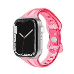 Apple Watchシリーズ用TPU 8バックルウォッチバンド, 7 45mm / 6&SE&5&4 44mm / 3&2&1 42mm, 7 41mm / 6&SE&5&4 40mm / 3&2&1 38mm