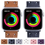 Apple Watchシリーズ用本革織りウォッチストラップ, 7 45mm / 6&SE&5&4 44mm / 3&2&1 42mm, 7 41mm / 6&SE&5&4 40mm / 3&2&1 38mm