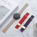 マグネットバックルレザーワッチバンド、20mm Samsung Galaxy Watch3 41mm用、20mm Samsung Galaxy Watch3 45mm用、22mm Samsung Galaxy Watch3 41mm用、22mm Samsung Galaxy Watch3 45mm用