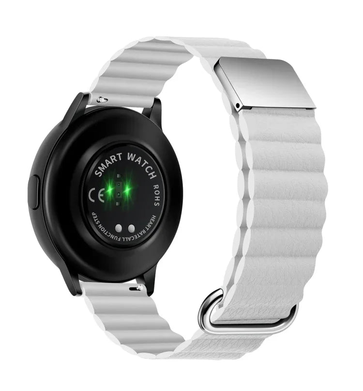 マグネットバックルレザーワッチバンド、20mm Samsung Galaxy Watch3 41mm用、20mm Samsung Galaxy Watch3 45mm用、22mm Samsung Galaxy Watch3 41mm用、22mm Samsung Galaxy Watch3 45mm用