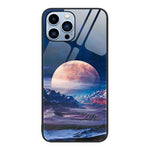 Colorful Painted Glass Phone Case, For iPhone 14, For iPhone 13 Pro Max, For iPhone 13 Pro