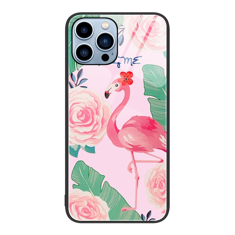 Colorful Painted Glass Phone Case, For iPhone 14, For iPhone 13 Pro Max, For iPhone 13 Pro