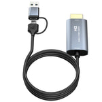 Z36 HDMI/MからUSB-Type C/M HDビデオキャプチャーカード、長さ：2m、Z36