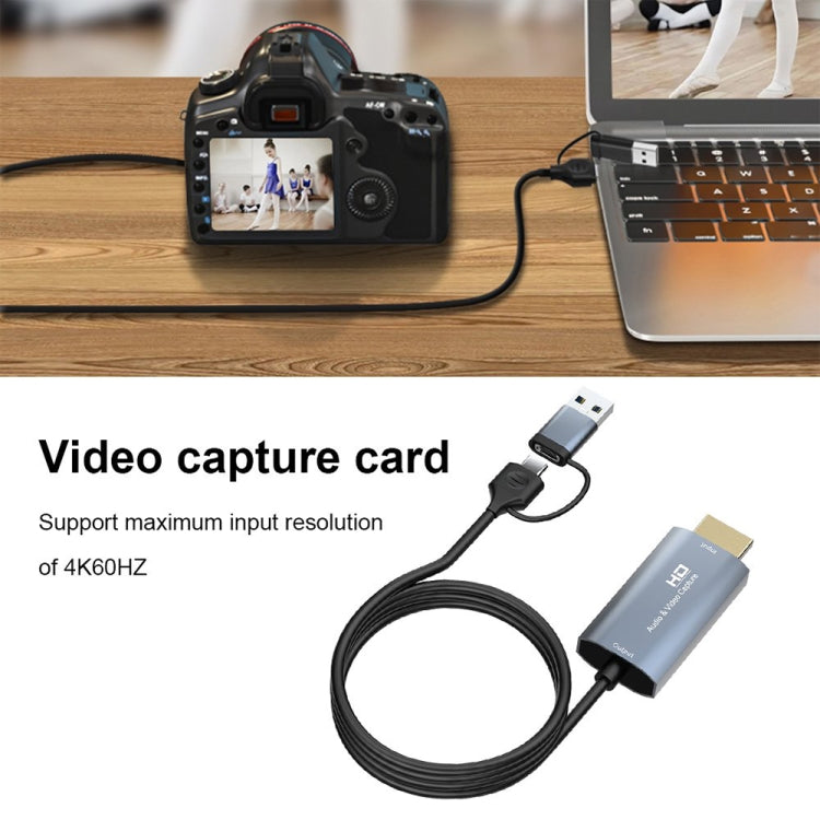 Z36 HDMI/MからUSB-Type C/M HDビデオキャプチャーカード、長さ：2m、Z36