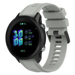 22mm Silicone Twill Watch Band, For Garmin Forerunner 955