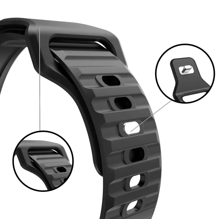 Apple Watchシリーズ用ウェービーシリコンウォッチストラップ, 7 45mm / 6&SE&5&4 44mm / 3&2&1 42mm, 7 41mm / 6&SE&5&4 40mm / 3&2&1 38mm