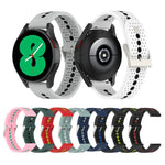 20mmカラフルホールシリコンウォッチバンド、Samsung Galaxy Watch 5 40mm用、Samsung Galaxy Watch 5 44mm用、Samsung Galaxy Watch 5 Pro 45mm用