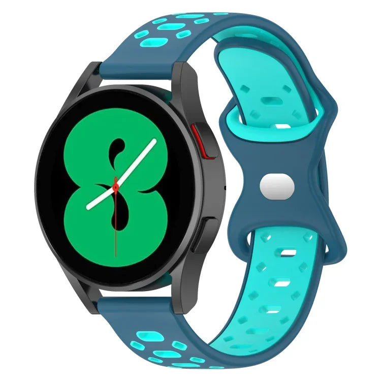 20mmツートーンダイヤモンドシリコンウォッチバンド、Samsung Galaxy Watch 5 40mm用、Samsung Galaxy Watch 5 44mm用、Samsung Galaxy Watch 5 Pro 45mm用