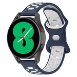 20mmツートーンダイヤモンドシリコンウォッチバンド、Samsung Galaxy Watch 5 40mm用、Samsung Galaxy Watch 5 44mm用、Samsung Galaxy Watch 5 Pro 45mm用
