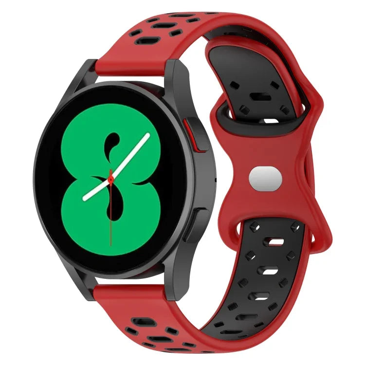 20mmツートーンダイヤモンドシリコンウォッチバンド、Samsung Galaxy Watch 5 40mm用、Samsung Galaxy Watch 5 44mm用、Samsung Galaxy Watch 5 Pro 45mm用